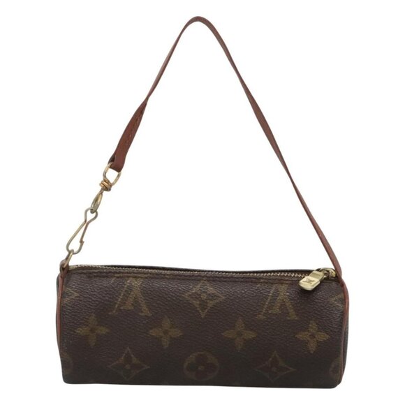 LOUIS VUITTON Monogram Papillon Pouch LV Auth SW860 - Picture 3 of 16